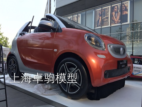 大比例奔馳smart汽車模型